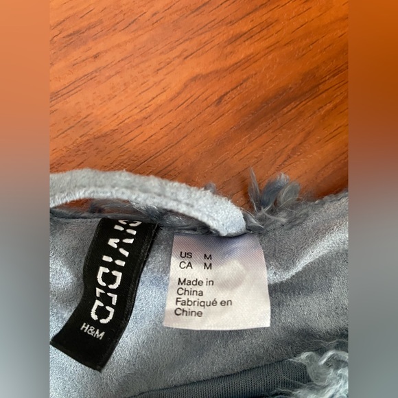 H&M Faux Fur Bomber Jacket - Picture 3 of 5